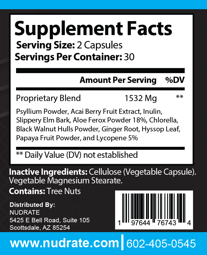 Nudrate Max Detox with Acai Berry